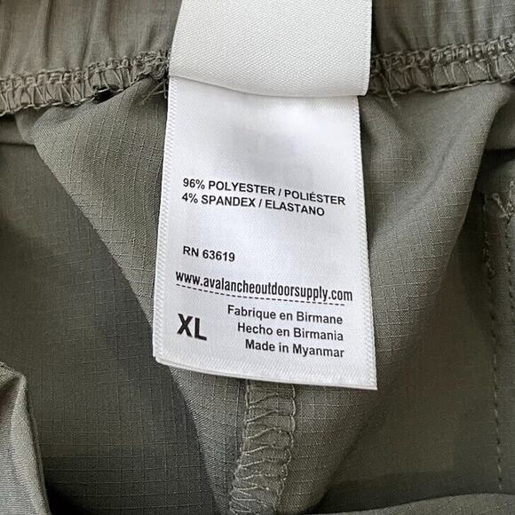 Avalanche Womens Size XL Light Green Joggers Athletic Performance Pants Ripstop - Picture 7 of 8